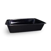 Container Rectangle Freezer Grade BLACK